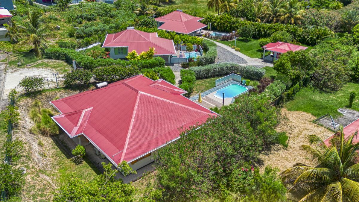 17.Location villa piscine Marie Galante Guadeloupe_Vue du ciel
